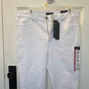 Lee Size 14 White Skinny Jeans